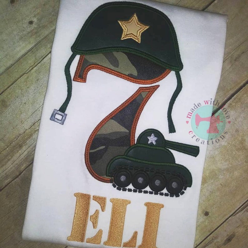 Army Birthday Shirt Soldier Birthday Shirt Military Etsy