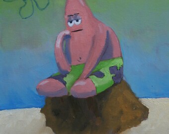 Spongebob painting | Etsy