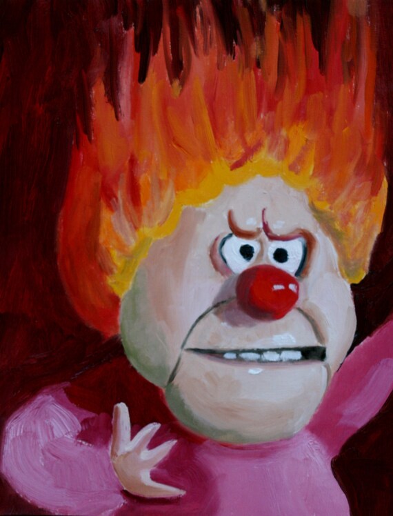 Heat Miser Fine Art Print Etsy Heat Miser Fine Art Print Etsy