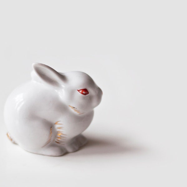 BOGO SALE///Vintage porcelain rabbit - easter bunny