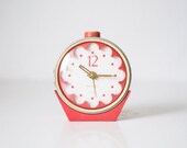 Vintage alarm clock, WORKING Clock, Soviet alarm clock ,Russian alarm clock ,Mechanical Clock, Black Clock "Jantar"