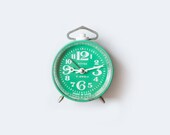 Vintage soviet mechanical alarm clock VITJAZ - working condition