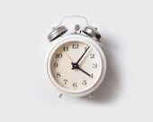 Vintage mechanical alarm clock with bells SEVANI - working condition