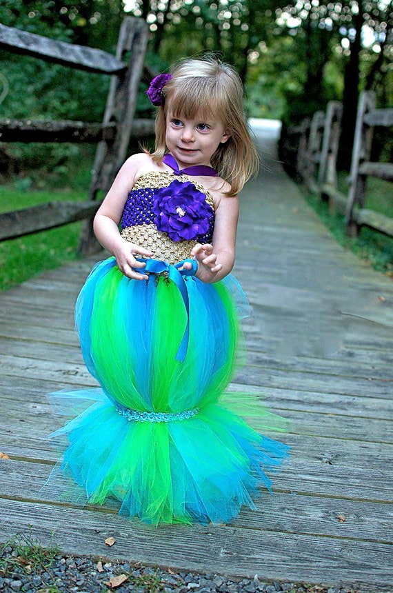 tutu mermaid dress Baby Blue Mermaid Tutu Dress