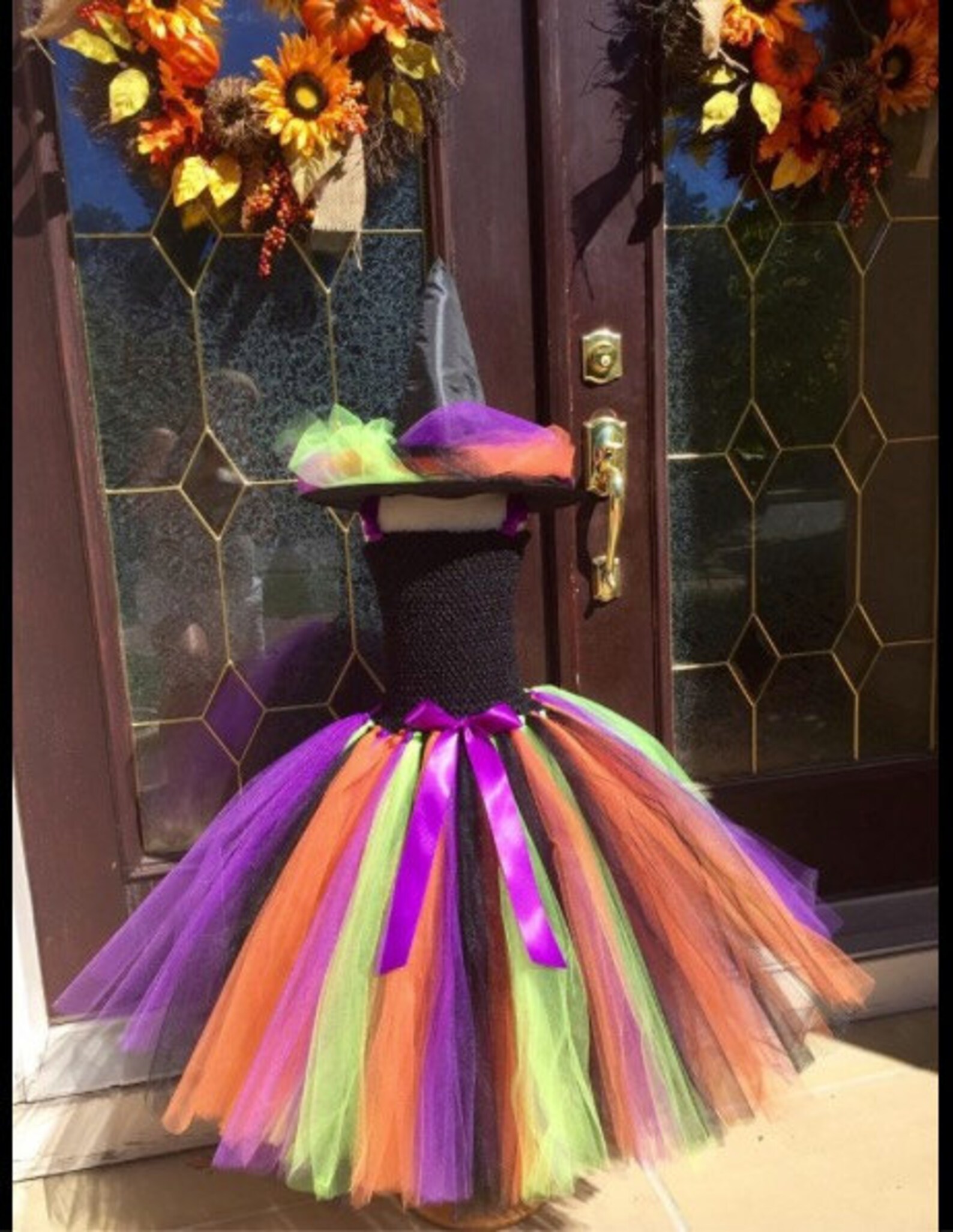 halloween witch tutu dress