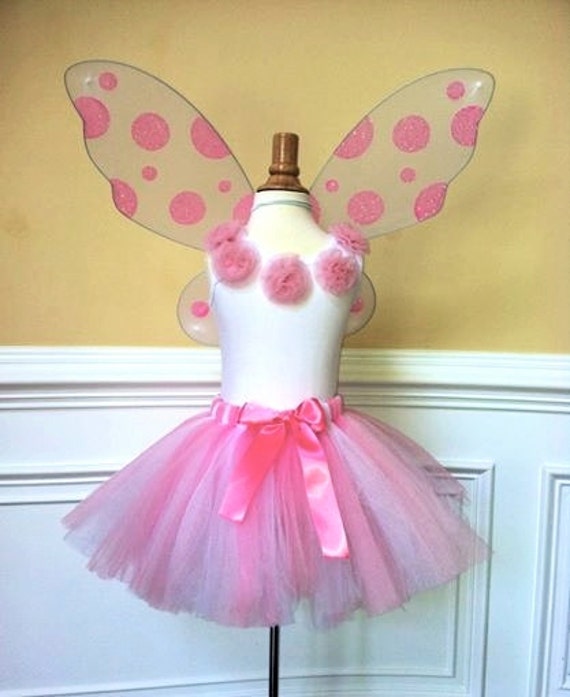Pink and White Pixie Fairy Tutu and Tank Set by My Precious | Etsy