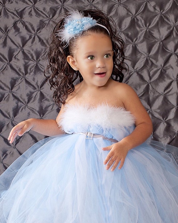 Winter Wonderland Dress Blue Tutu Dress 