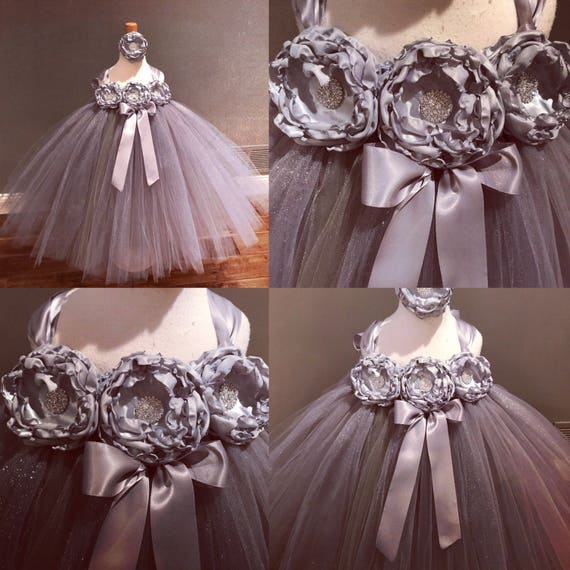 silver tutu dress Silver Velvet Tutu Dress