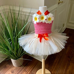 Hawaiian Tutu Dress, Hawaiian Luau Tutu, Hawaiian Tulle Dress, Luau Party Dress, Luau Tutu Set by My Precious Tutu