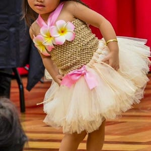 Hawaiian Tutu Dress, Hawaiian Luau Tutu, Hawaiian Tulle Dress, Luau Party Dress, Luau Tutu Set by My Precious Tutu