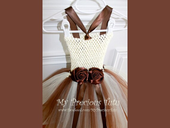 brown tutu dress Girls Fall Dress | Fall Sparkle Tutu Dress main image 1
