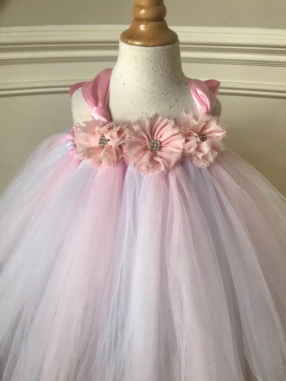 pink and white tutu dress