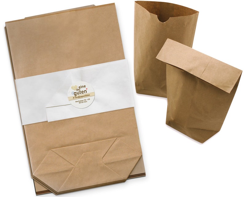 24 kraft paper bags for Advent calendar, 17 x 26 cm image 4