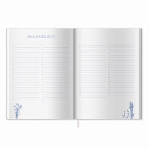 Rezeptbuch A5 zum Selberschreiben Meine liebsten Rezepte DIY Kochbuch, Geschenkidee Design in Blau Rosa FSC Papier, Softcover Bild 5
