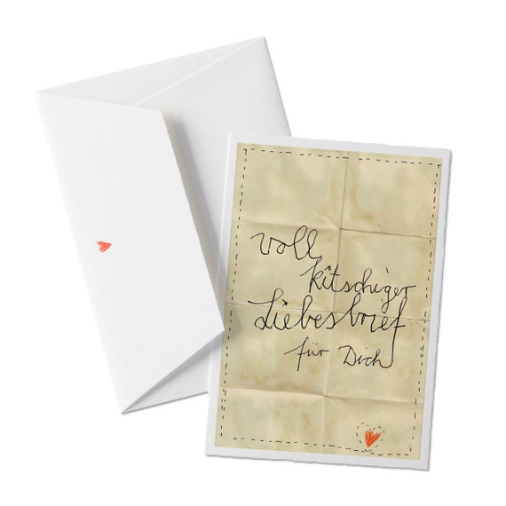 Carte Cadeau Avec Amour + Enveloppe - Jour de Fête - Décoration de  Saint-Valentin - Saint-Valentin