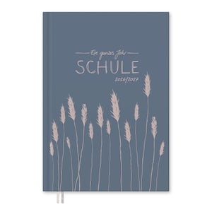 Lehrerkalender 2026 2027 blau rosa mit Planungshelfer für Unterrichtsvorbereitung und Schuljahr Planung