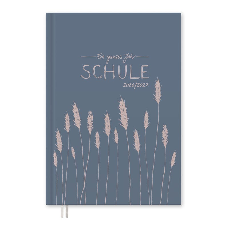 Lehrerkalender 2026 2027 blau rosa mit Planungshelfer für Unterrichtsvorbereitung und Schuljahr Planung