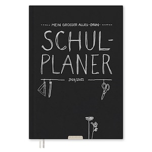 Teachers' calendar 2024 2025 | A4 teacher planner | School planner for school year 2024/25 | Lesson preparation & planning | 21 x 30 cm, black and white