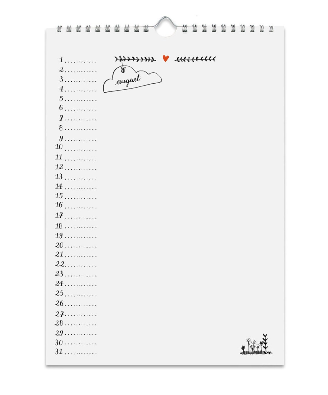  Bastelkalender A4 ohne Jahr Fotokalender Kreativkalender 