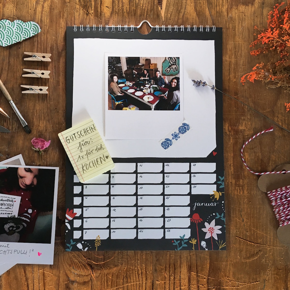  Foto zu Bastelkalender A4 ohne Jahr Fotokalender Kreativkalender 