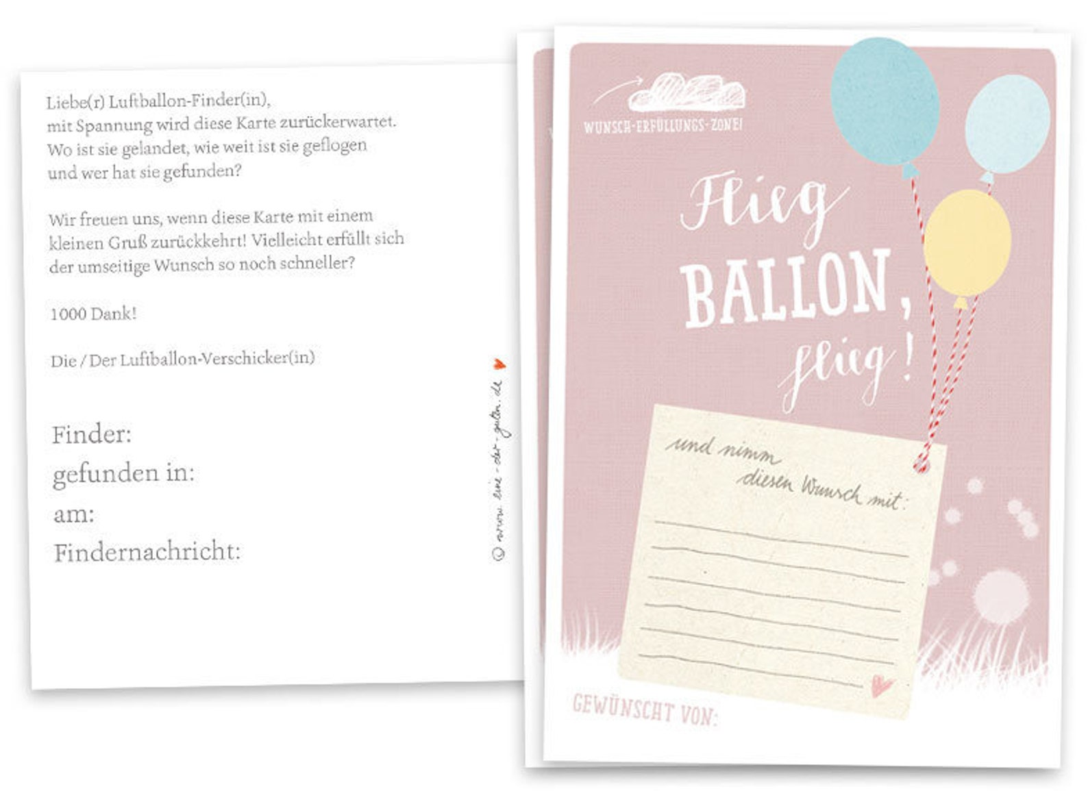 50 Ballonflugkarten Für Ballonwettbewerbe – Bunt, Gelocht, Mit Textfeld, Für Luftballons Ab 30 Cm