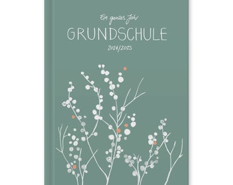 Grundschulplaner 2024 2025 | A4 Lehrerkalender für Unterrichtsvorbereitung & Planung | Lehrerplaner Schuljahr 2024/25 | 21x30 cm, mint grün