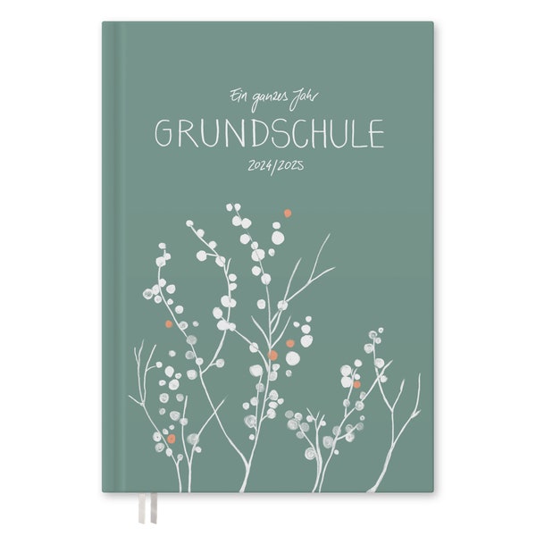 Grundschulplaner 2024 2025 | A4 Lehrerkalender für Unterrichtsvorbereitung & Planung | Lehrerplaner Schuljahr 2024/25 | 21x30 cm, mint grün