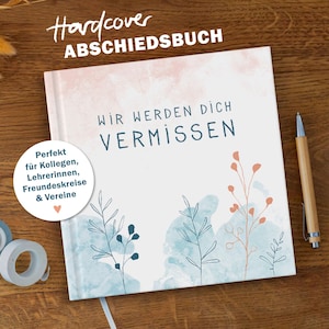 Eintragbuch als Abschiedsgeschenk für Lehrerin oder Lehrer