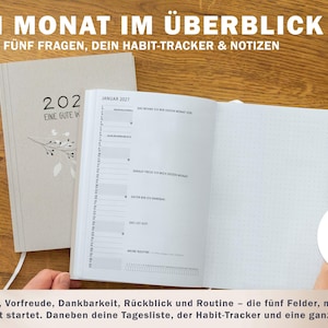 Jahresplaner 2027 Terminkalender mit einer Doppelseite pro Woche Softcover mit Einklappseiten und Leseband Wochenplaner in Creme-Beige mit Blumen Bouquet