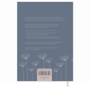 Rezeptbuch A5 zum Selberschreiben Meine liebsten Rezepte DIY Kochbuch, Geschenkidee Design in Blau Rosa FSC Papier, Softcover Bild 10