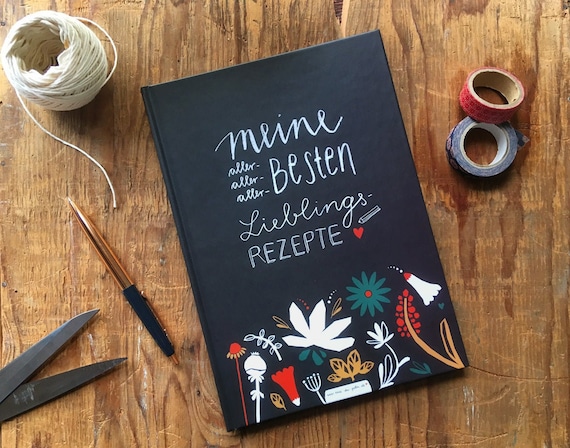 Self-Writing Recipe Book Diy Blank Cookbook 86 Blank Pages - Etsy Uk