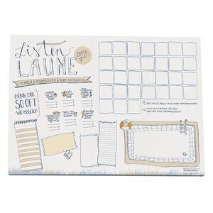 Desk pad A3 - list mood - weekly planner for list lovers