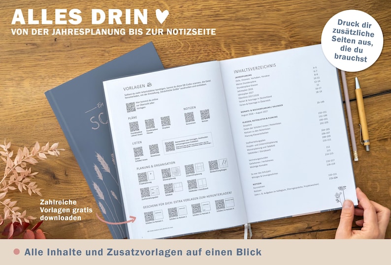 Terminkalender 2026 2027 für Lehrerinnen & Lehrer für die Unterrichtsplanung