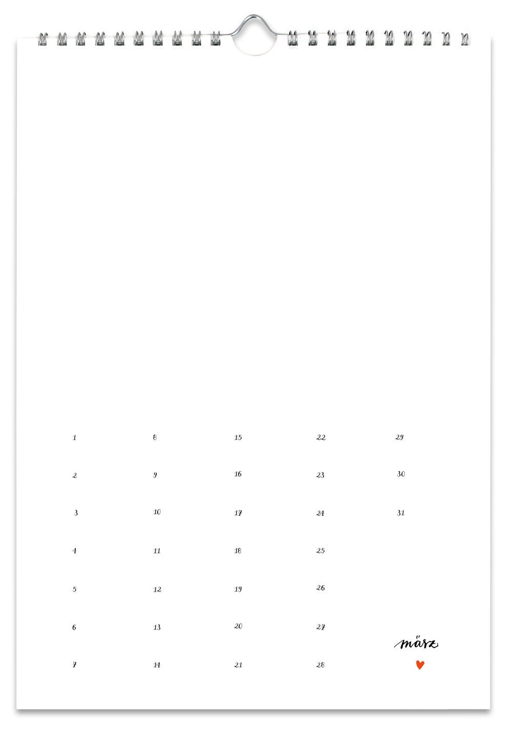 Craft Calendar A4 Without Year Photo Calendar Creative | Etsy