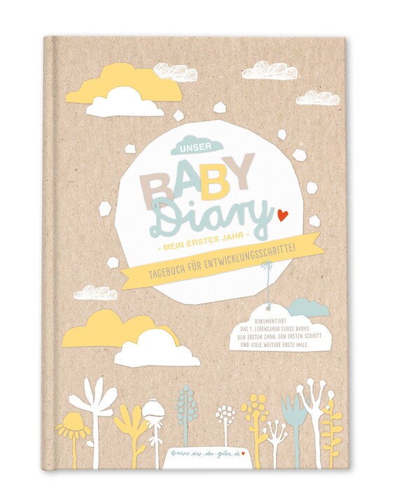 Baby Diary to Enter A5 Baby Diary to Complete With Etsy