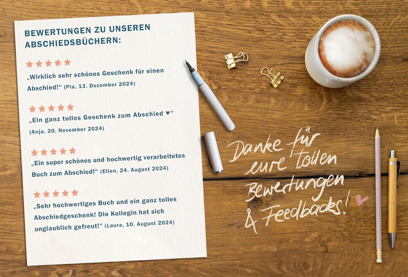Abschiedsbuch für Kollegen zum Abschied