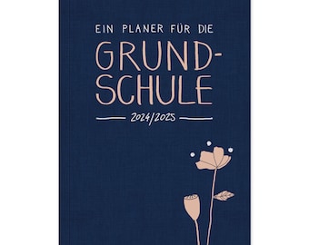 Grundschulplaner 2024 2025 | A4 Lehrerkalender für Unterrichtsvorbereitung & Planung | Lehrerplaner Schuljahr 2024/25 | 21x30 cm, blau rosa