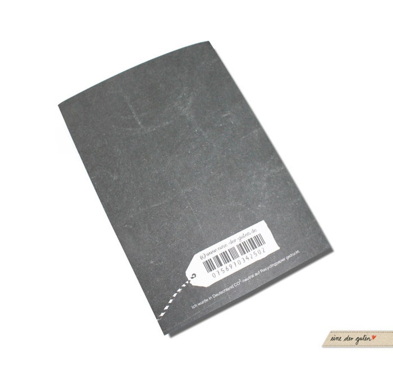 Creative notebook A6 my little black book to fill yourself or as a small gift image 4