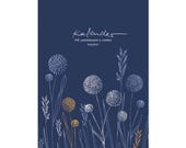 Lehrerkalender 2026 2027, nachhaltiger flexibler A5 Softcover Lehrerplaner, FSC Papier, klimaneutral, mit Leseband, blau weiß orange
