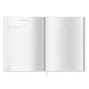 Rezeptbuch A5 zum Selberschreiben Selbstgemacht DIY Kochbuch, Geschenkidee Blau Rosa Ähren Design FSC Papier, Softcover Bild 4