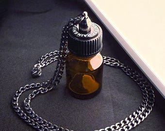 Poppers Bottle Cap Necklace & Keychain Set — Smooth-Turn Rotating Connector by Sniffchain