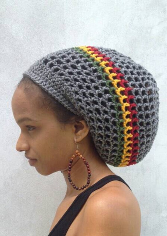 ILA IRAS Dread Nett Crochet Tam With 