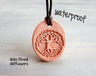 terracotta necklace for essential oils