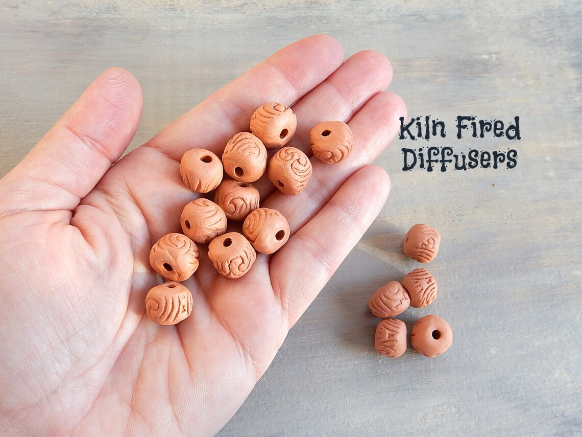 Clay Diffuser Beads Aromatherapy Essential Oil Hypoallergenic Etsy
