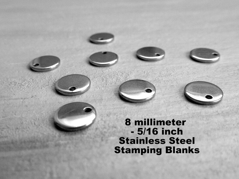 200 Wholesale Bulk 304 Stainless Steel Stamping Blanks Tiny Etsy