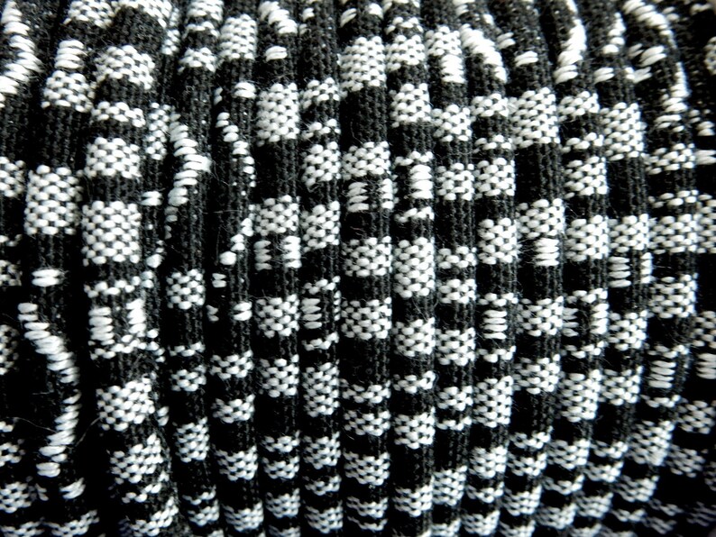 African Fabric Ethnic Rope Cord Colorful Black /& White Pink Orange Thick 6 mm Round Cloth Cotton Boho Bohemian Wrap Bracelet Jewelry Making