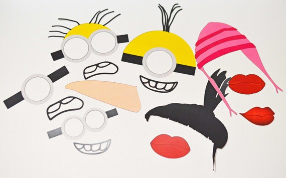 SALE 1/2 off Despicable Me (Inspired) Photo Props or Centerpiece DIY Il_570xn