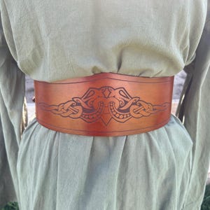 Shield Maiden Wide Leather Belt