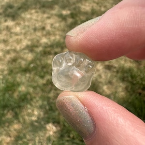 Tiny Citrine (heat treated amethyst) Kitty Paw