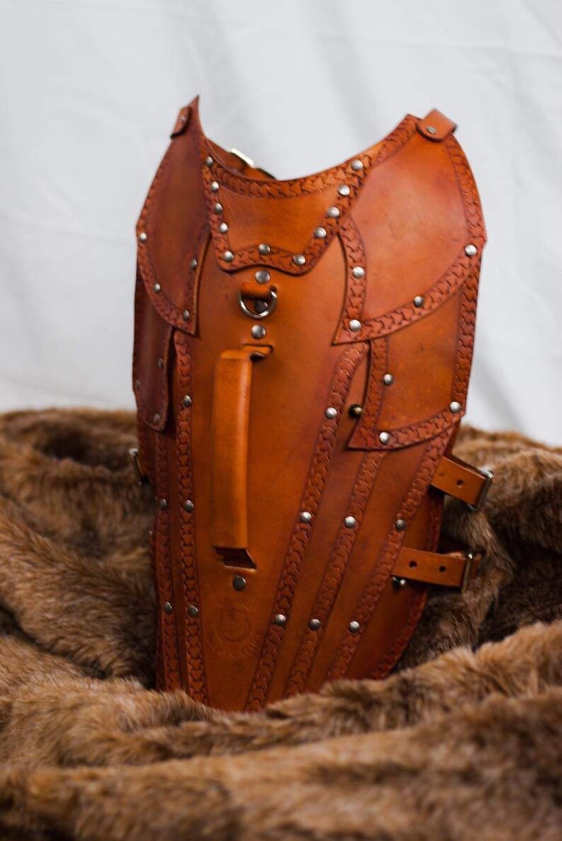 Custom Leather Dog Armor for Dock Etsy